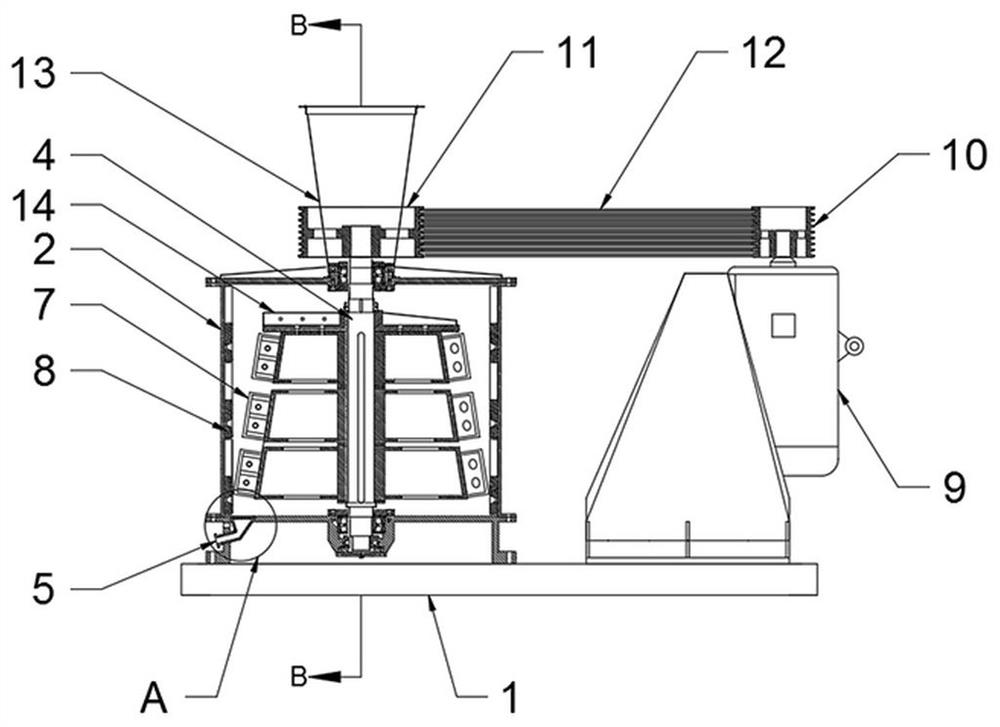 Waste metal pelleting machine