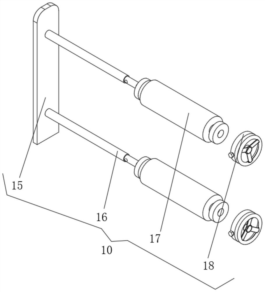 Paper compounding device for valve bag production and use method of paper compounding device