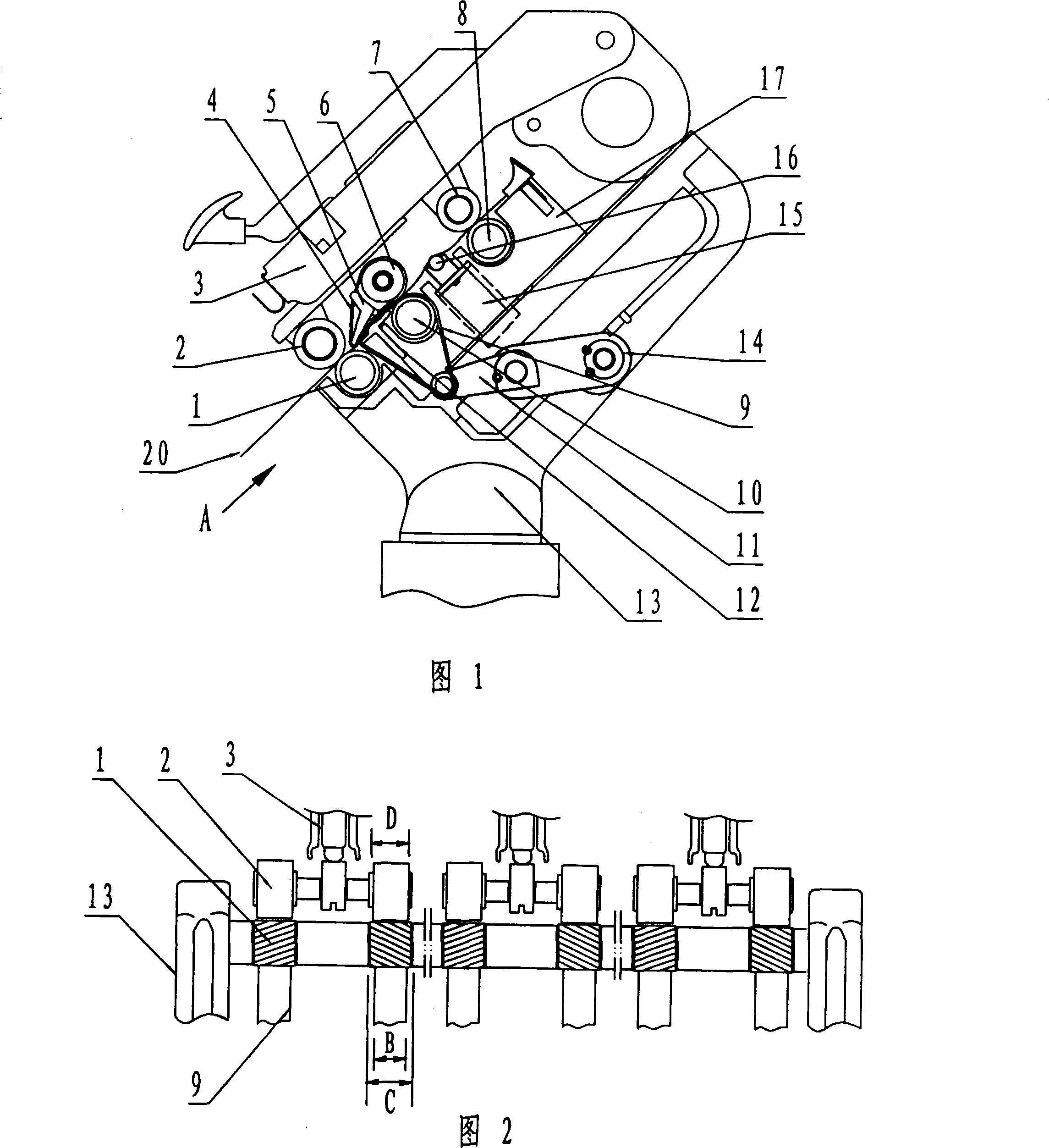 Drafting assembly of spinning machine