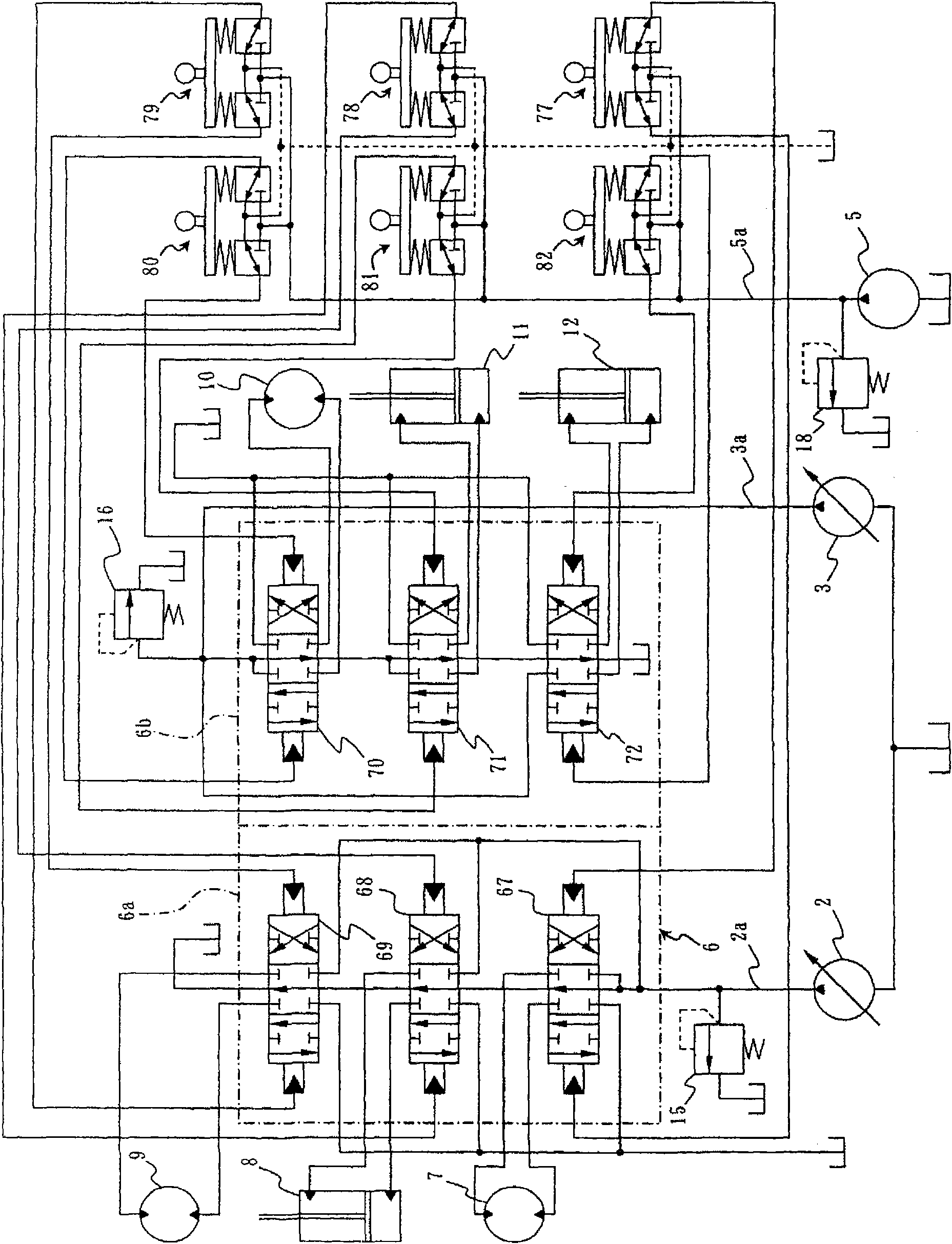 Pump torque control device for hydraulic construction machine