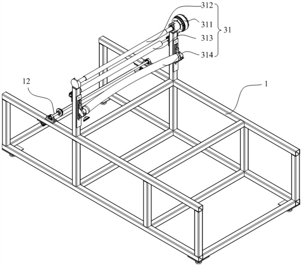 Glue pasting mechanism for foam