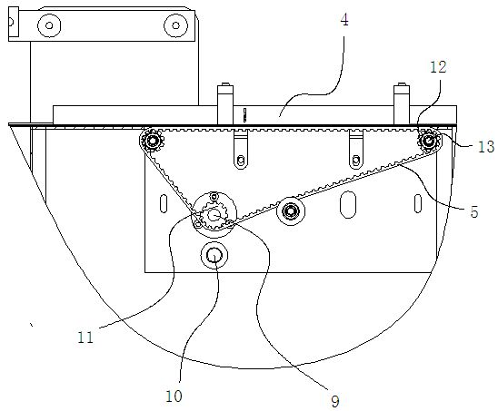 Assistance mechanism for bottom seaming machine of woven bag