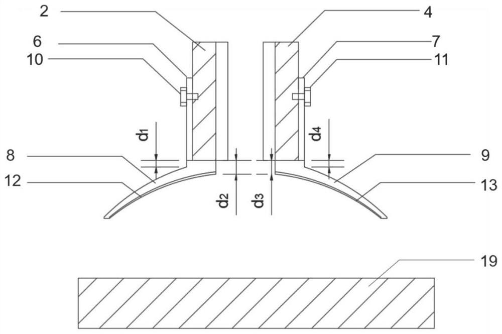 Quick plugging and dissociation device and method for liquefied natural gas small hole high-pressure leakage