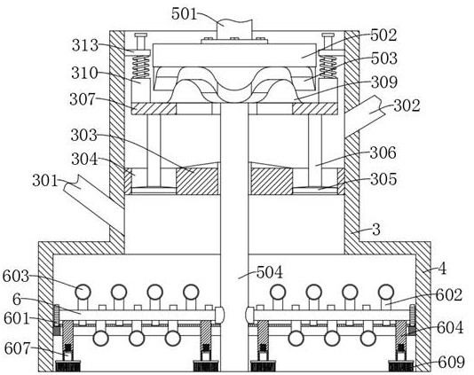 A water and fertilizer integrated sprinkler irrigation device for cultivating fruit trees