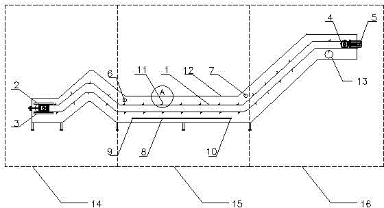 Continuous peeling method for walnut kernels