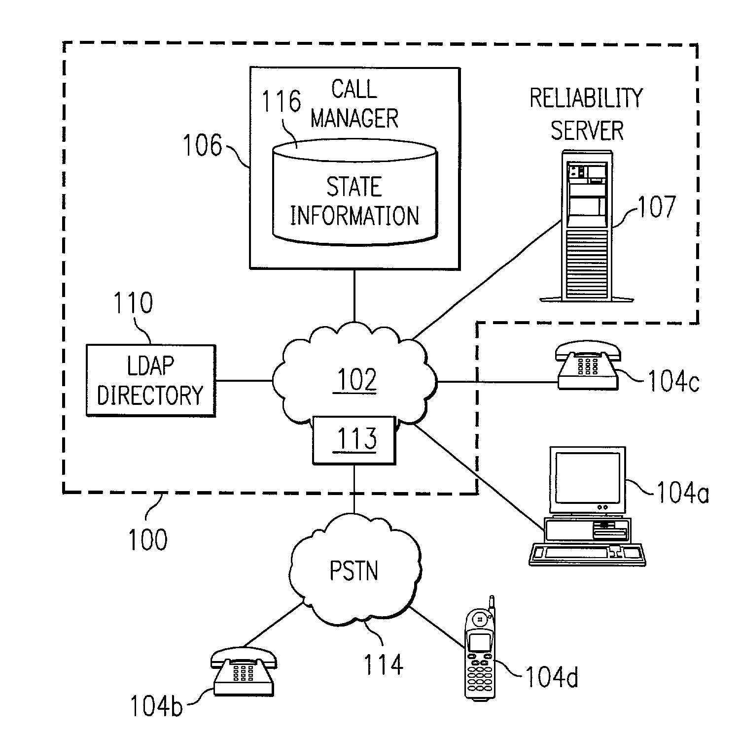 System and method for recovering from endpoint failure in a communication session