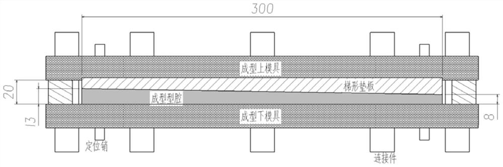 High-throughput continuous gradient fiber volume content preparation method of ceramic matrix composites