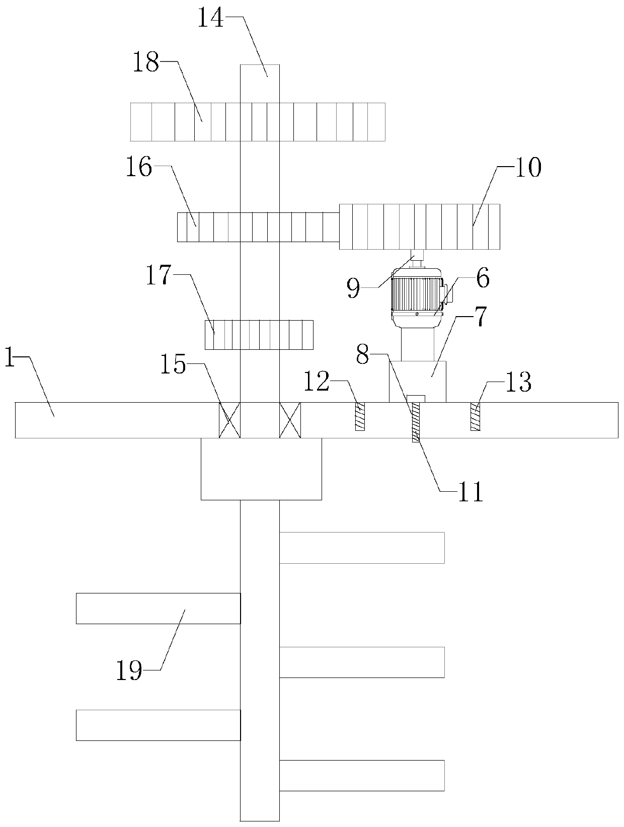 Agricultural feed crushing device