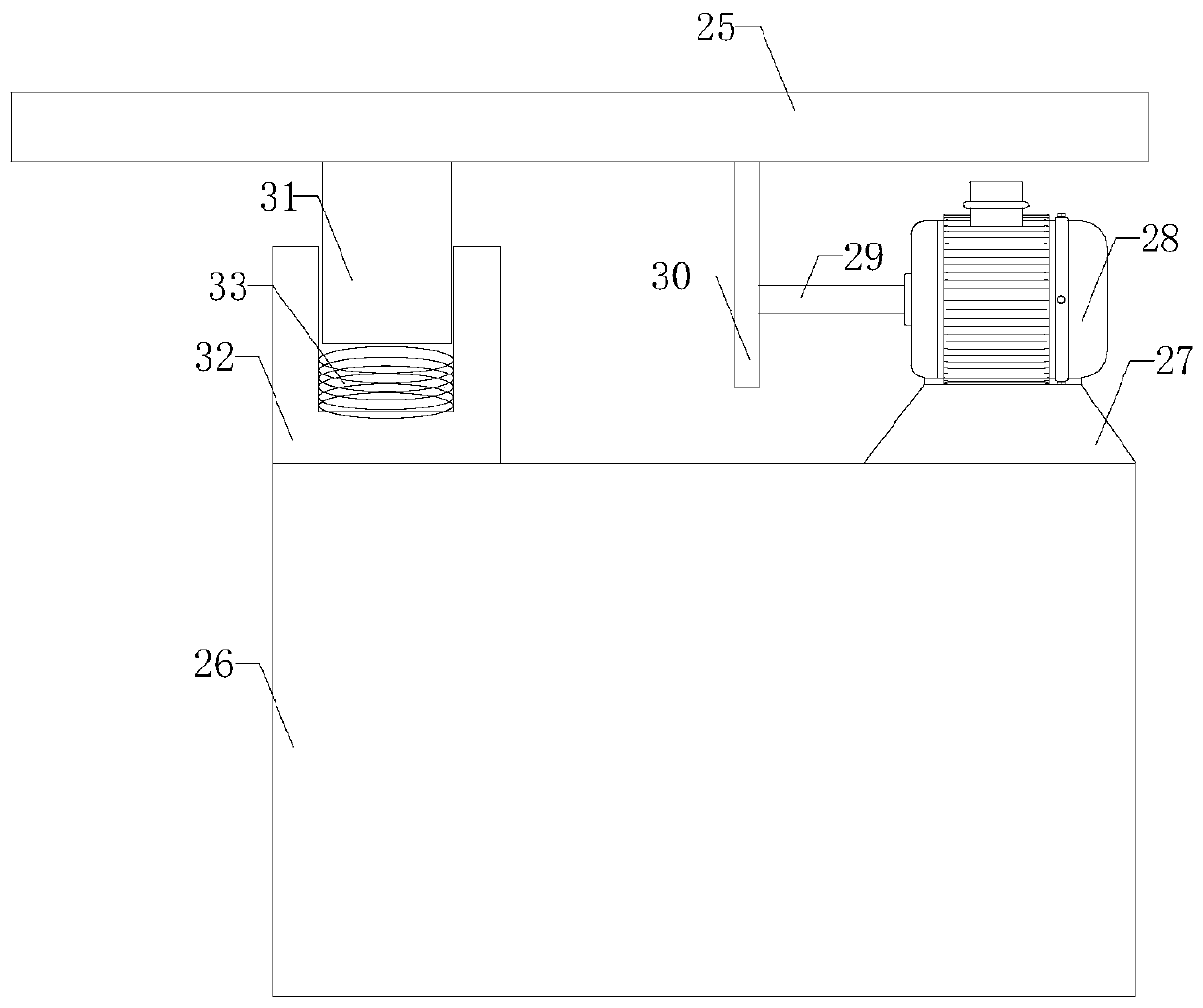 Agricultural feed crushing device