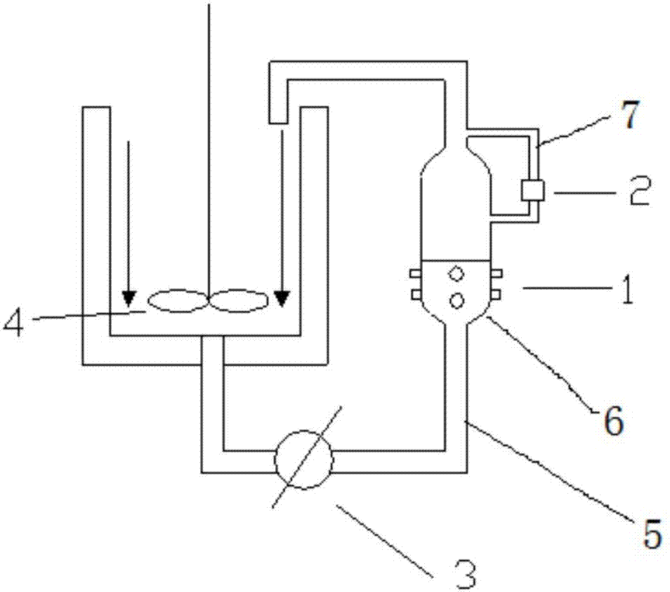 Crystallizer controlling crystal granularity through ultrasonic waves and crystallization method