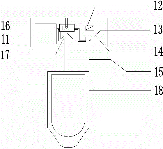 Water-saving device for toilet stool