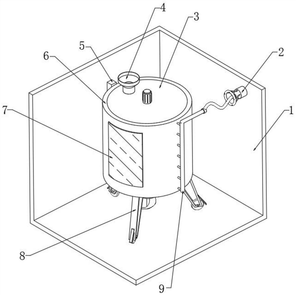 A flour storage system for a food processing plant