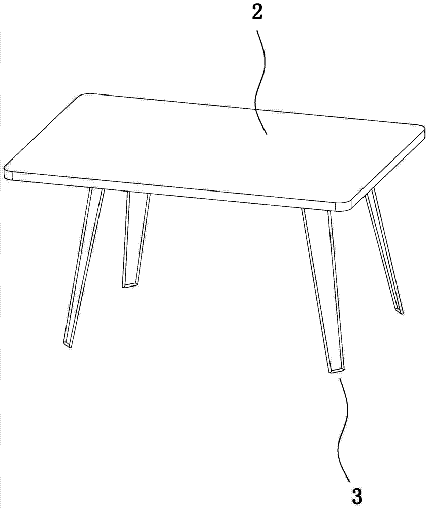 A luggage compartment structure with partitions