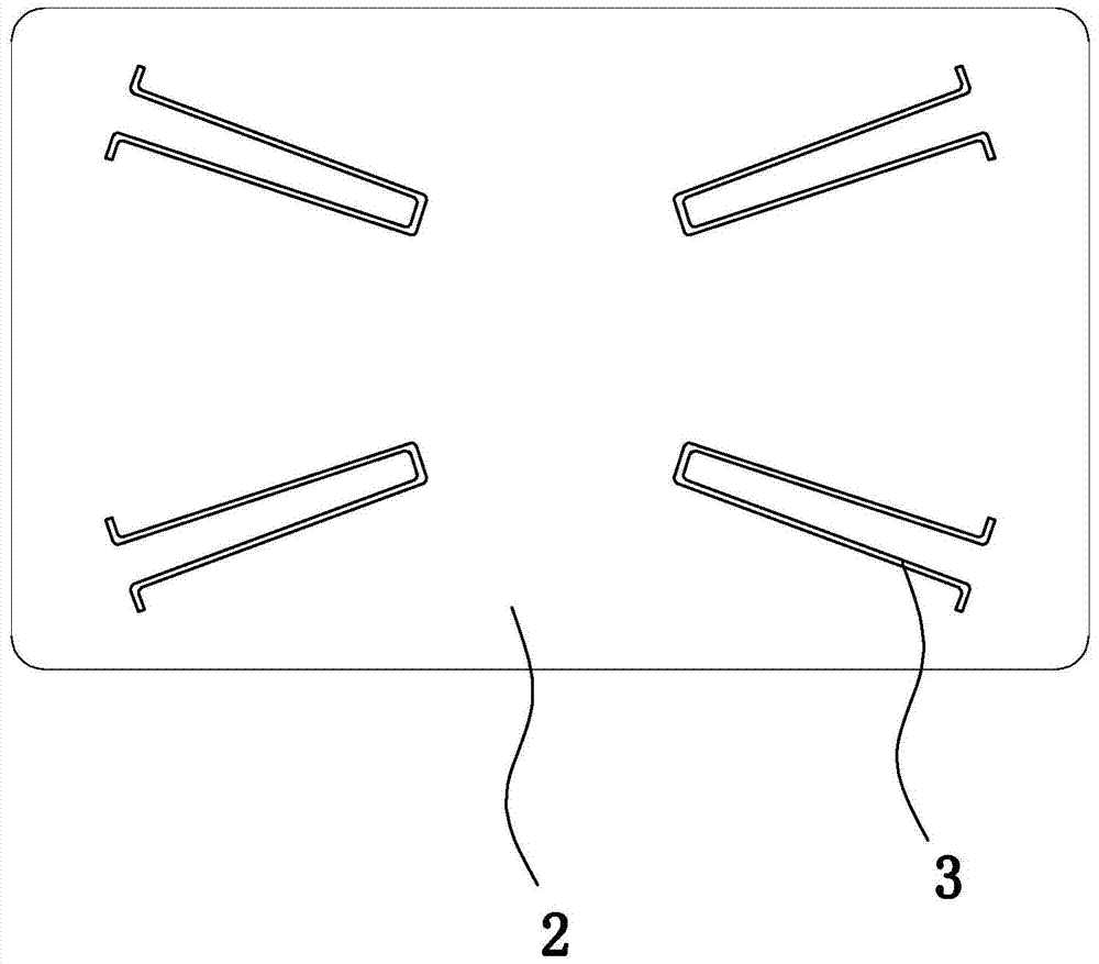 A luggage compartment structure with partitions