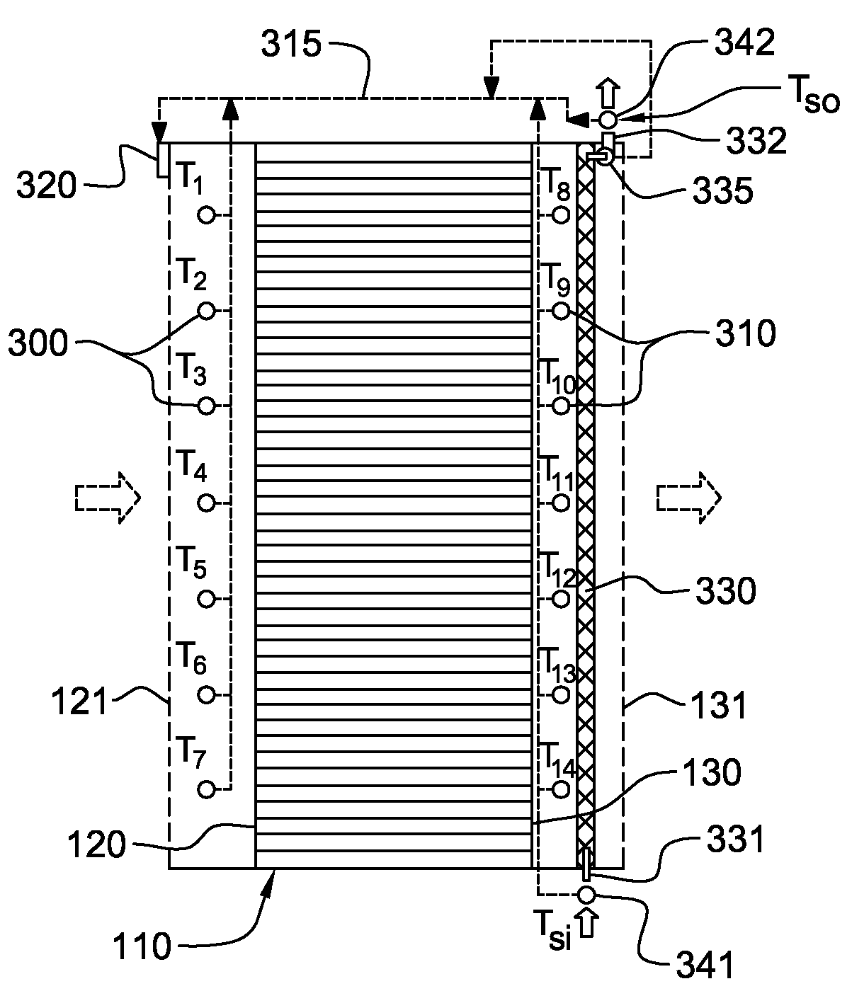 Monitoring method and system for determining rack airflow rate and rack power consumption