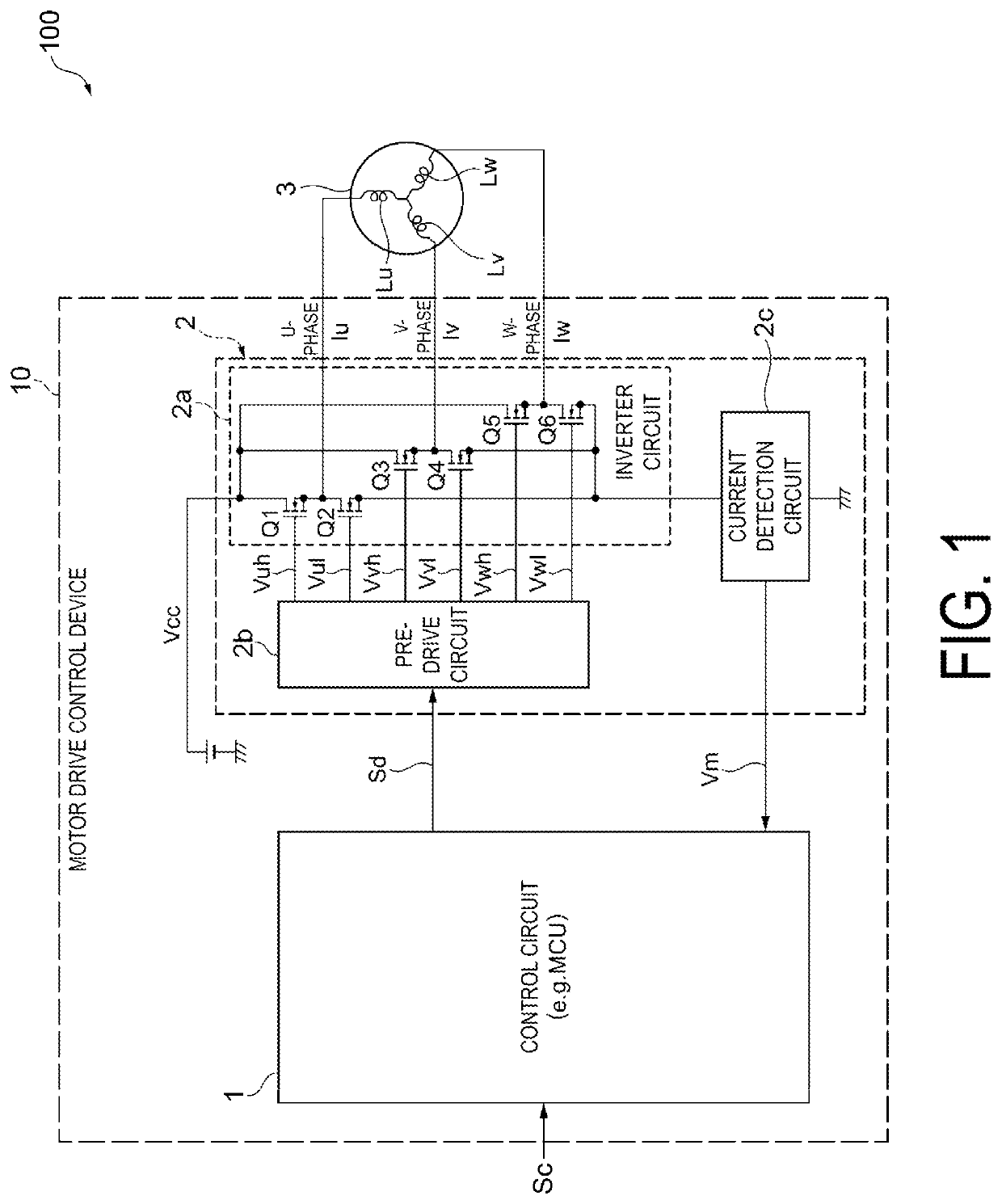 Motor drive control device and motor drive control method