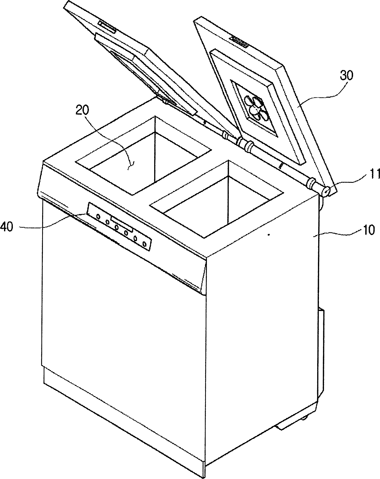 Evaporator layout structure of refrigerator