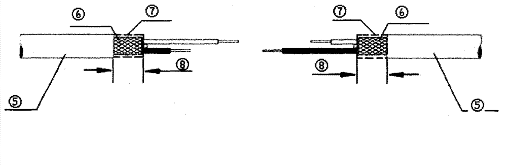 Cable shielding layer splicing method