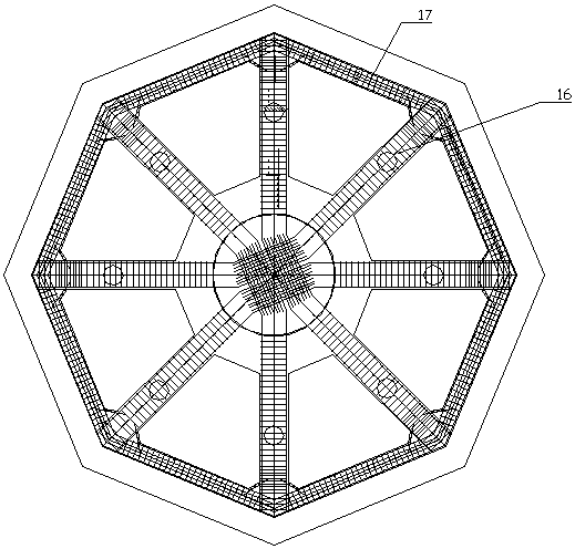 Anti-deformation rectifiable foundation applicable to wind turbine generator in goaf site, and construction method thereof