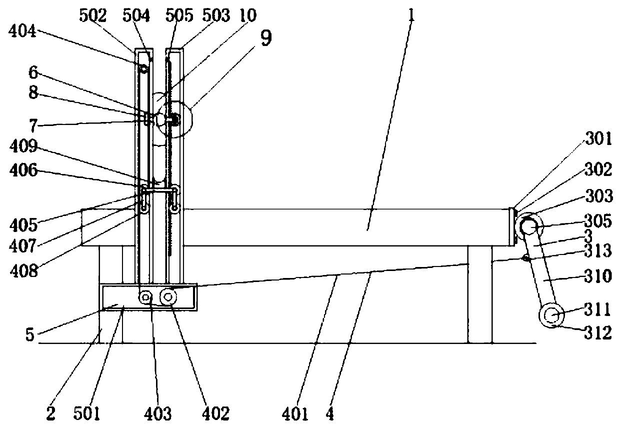 A kind of body-building bench press frame with protective function