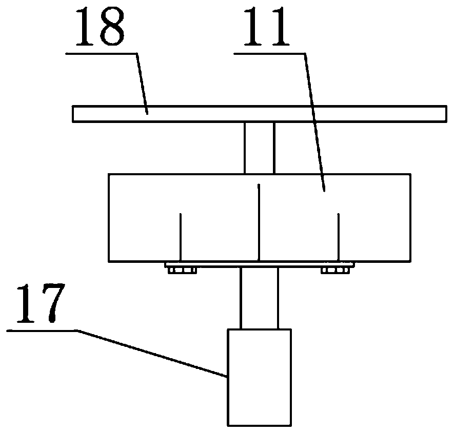 Work display device with height adjusting function for preschool education