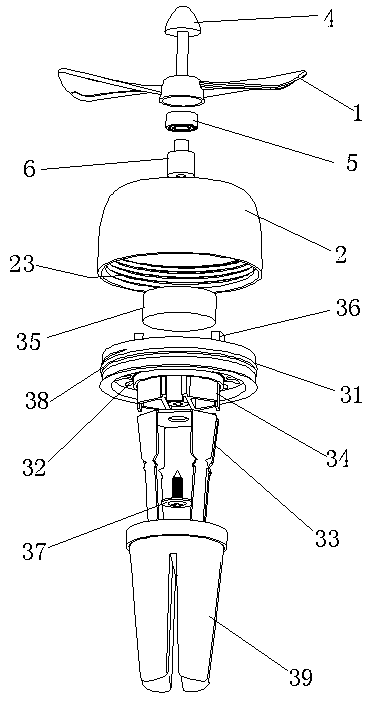 An air purifier applied in an automobile