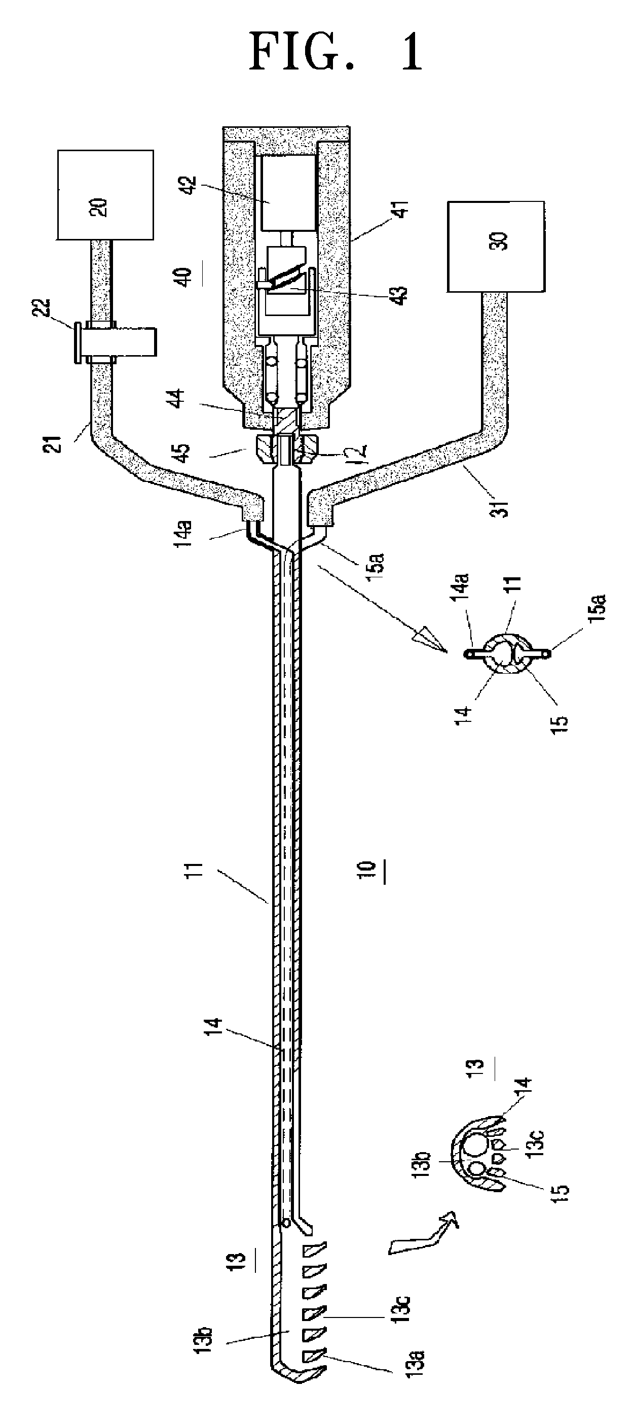 Facial bone contouring device using hollowed rasp provided with non-plugging holes formed through cutting plane