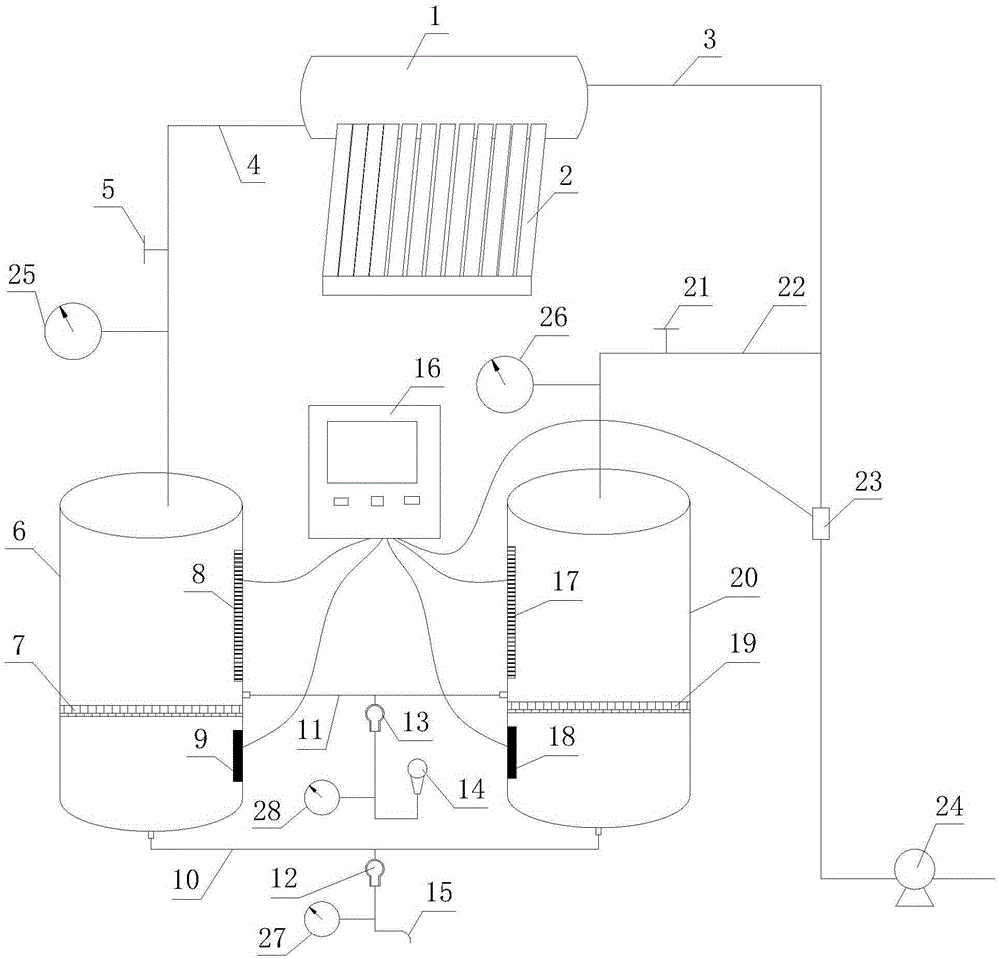 Intelligent cold water and hot water supply system