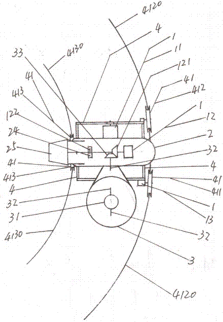 A football training electric device