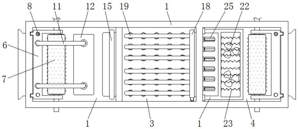 Steel bar rust-proof treatment device for construction