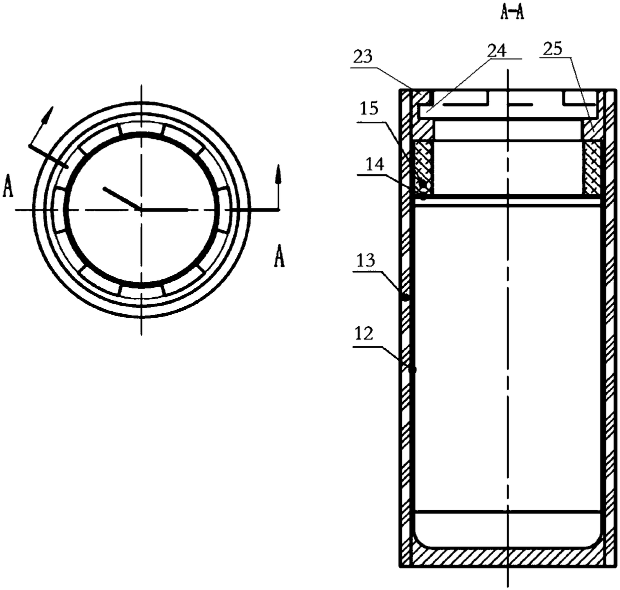 Fully sealed composite explosion-proof container