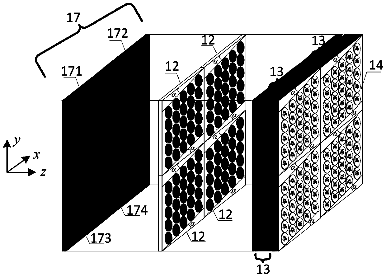 Ultra-compact snapshot type polarization spectrum imaging detection device and detection method