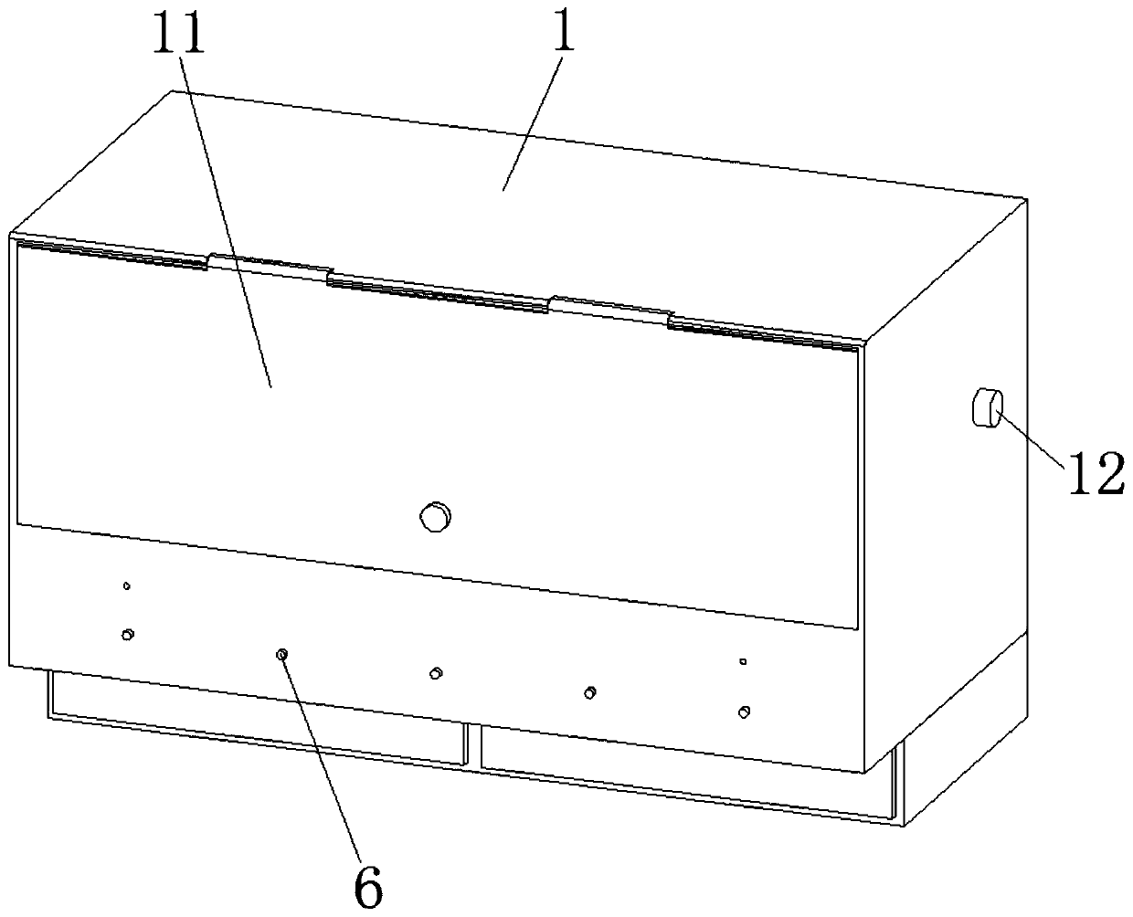 Storage box capable of storing multiple cosmetics