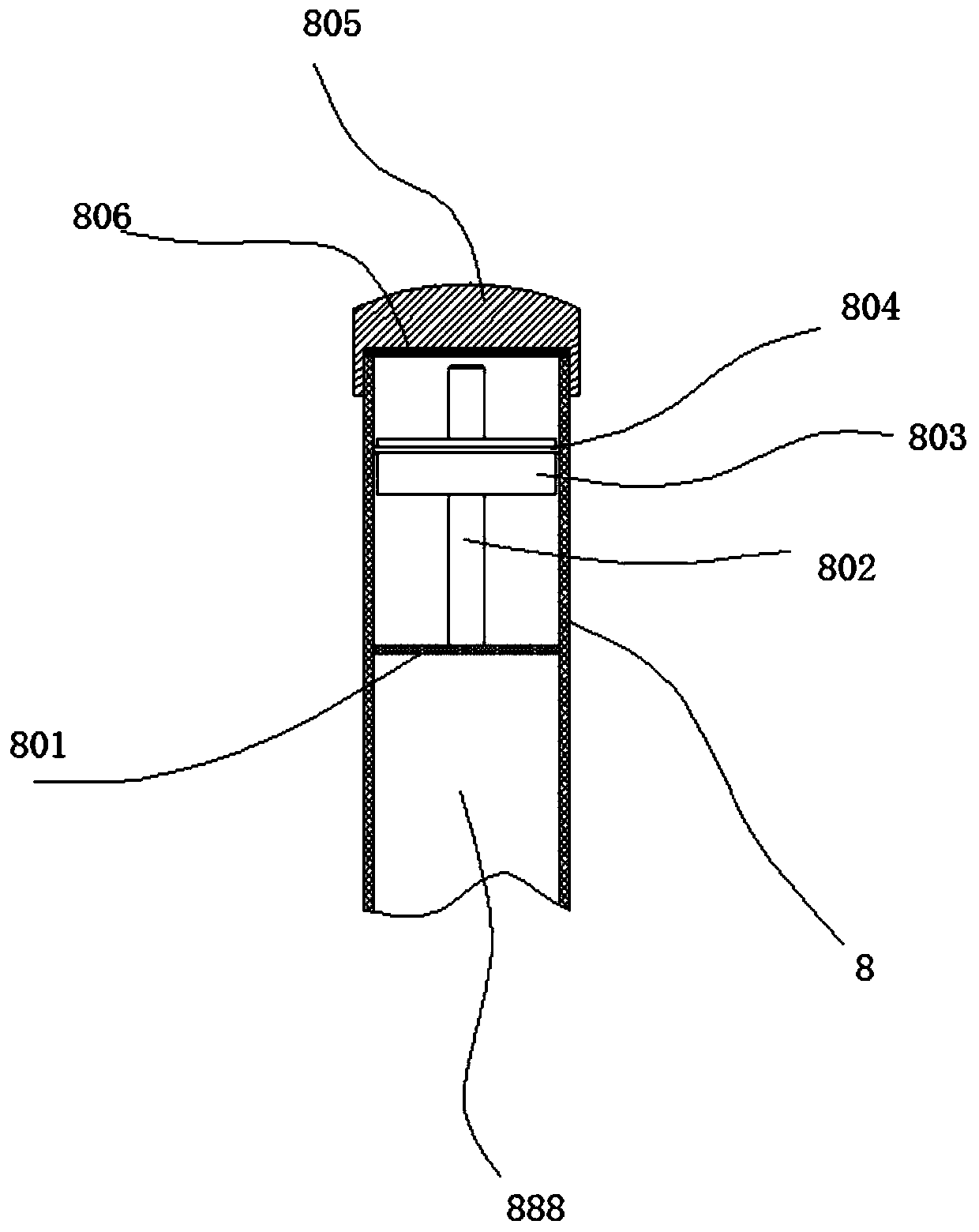 Floating mechanism of reactor