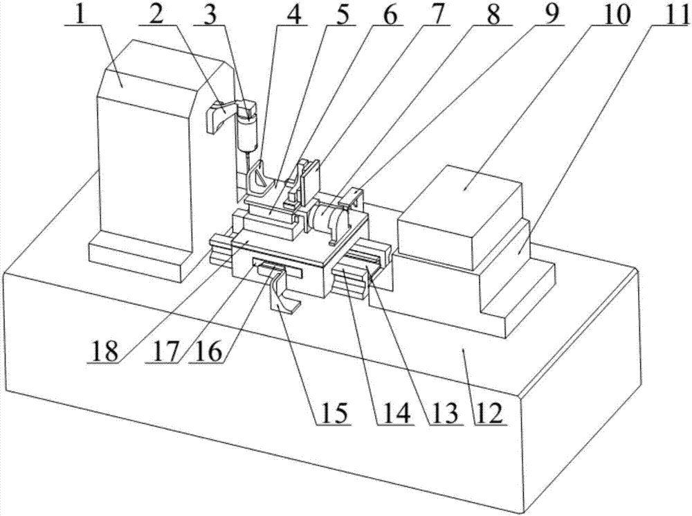 Inductive sensor calibration method and device for capacitive sensor displacement compensation