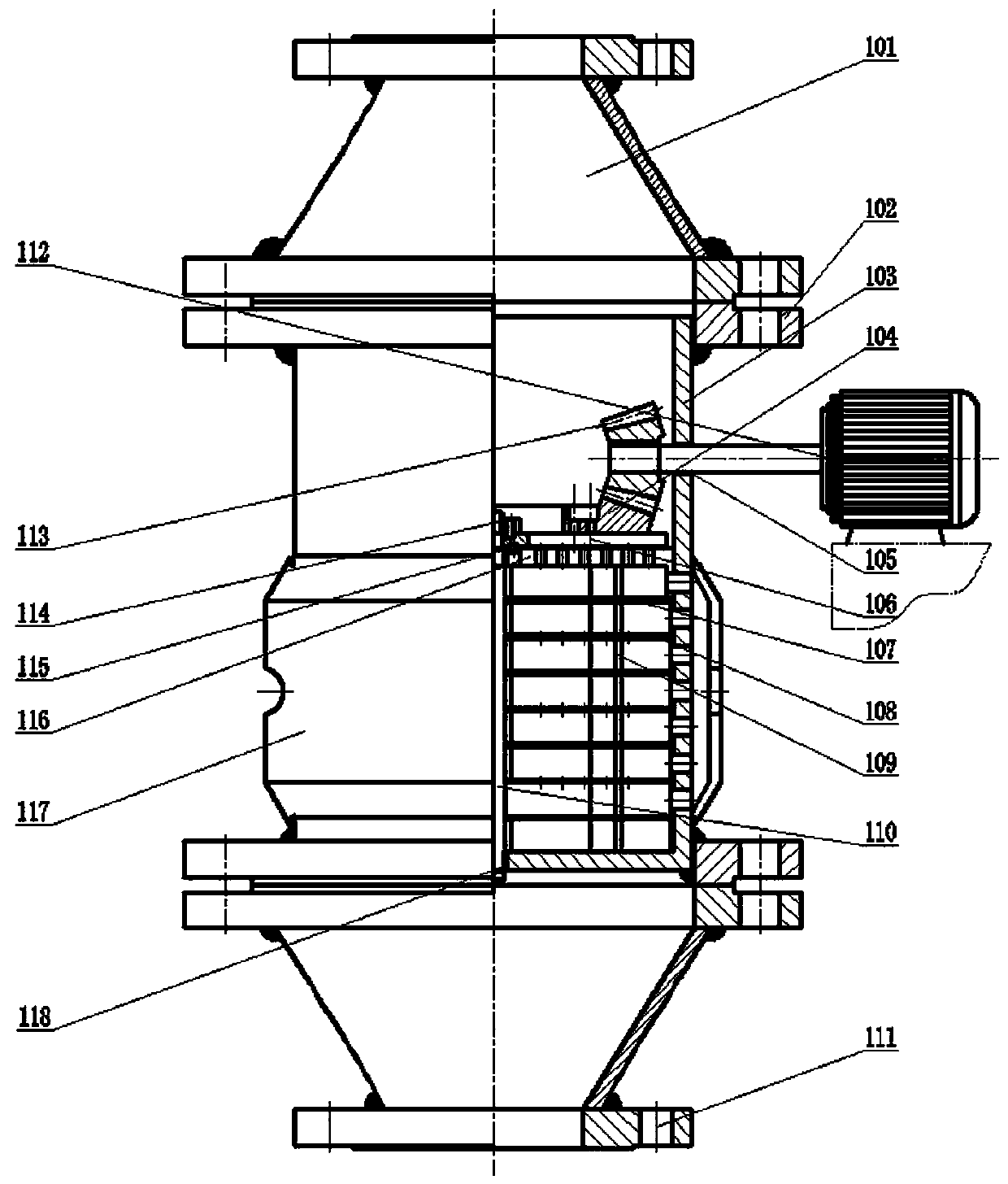 Naphthalene tank breathing valve enhanced cooling crystallization scraping device