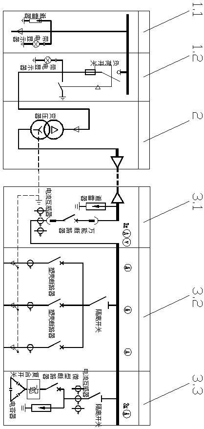 Combined-type power transformation cabinet