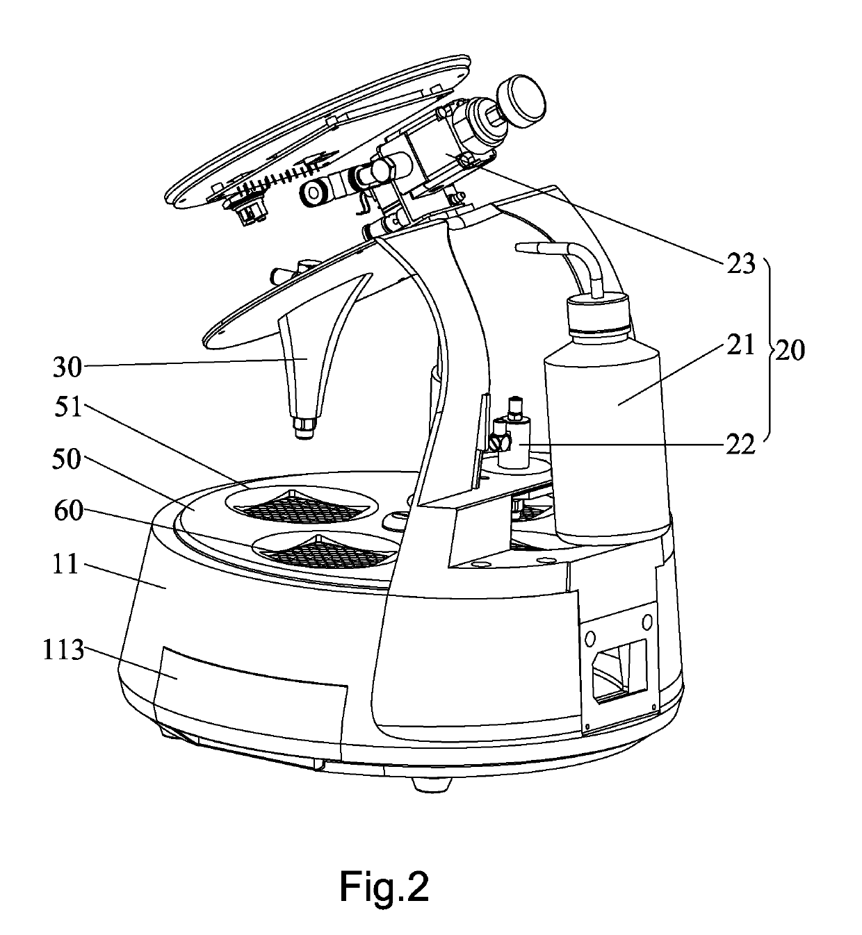 Automatic wetting apparatus