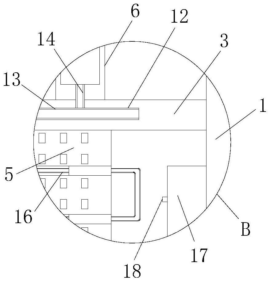 Heat dissipation cabinet with water cooling and air cooling functions for cloud computing server