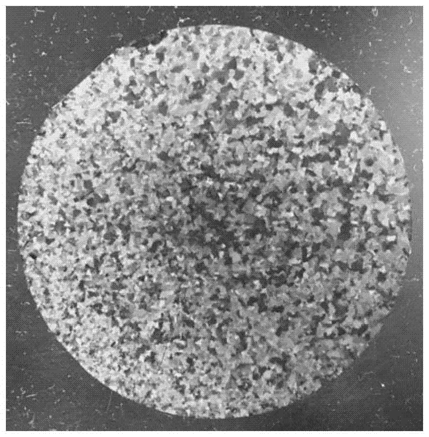 Growth method of large-sized silicon carbide polycrystalline ceramic adjustable in electrical resistivity