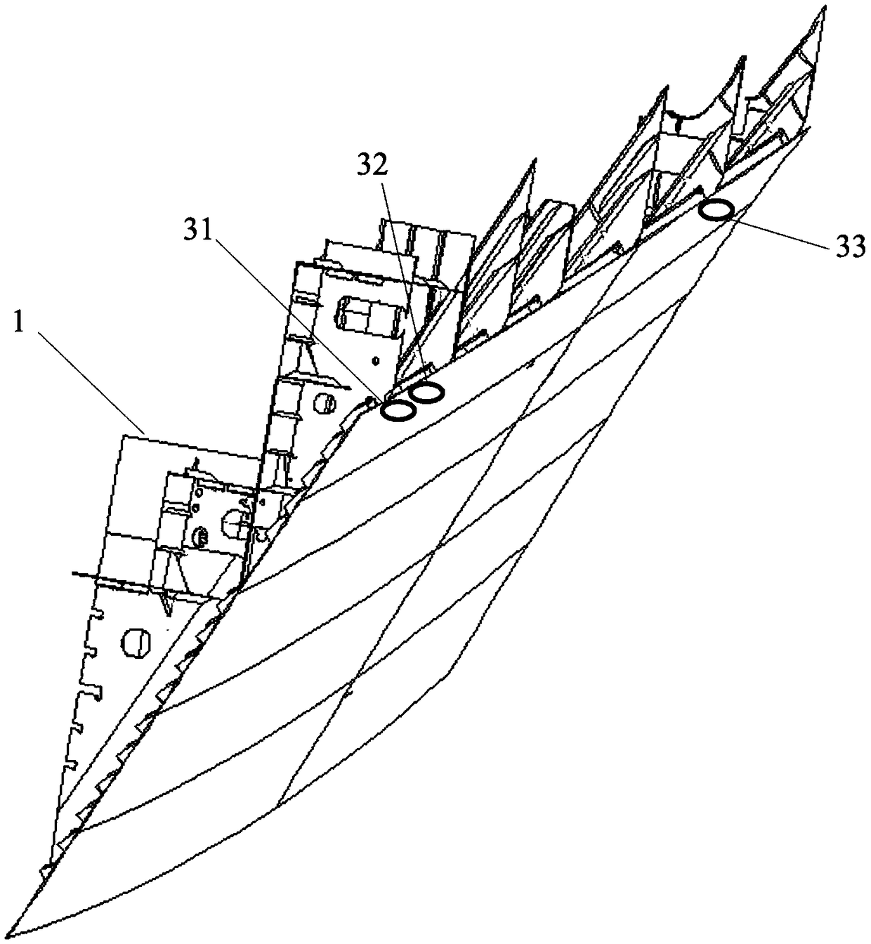 Side panel turning hoisting method