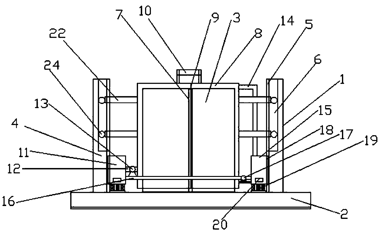 Heat dissipation device of automobile engine