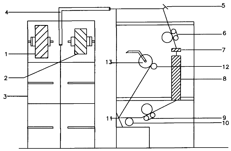 Method for producing ultra-low-shrinkage composite crystal fibrilia and apparatus thereof