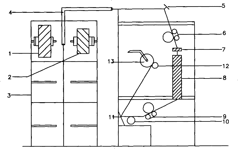 Method for producing ultra-low-shrinkage composite crystal fibrilia and apparatus thereof