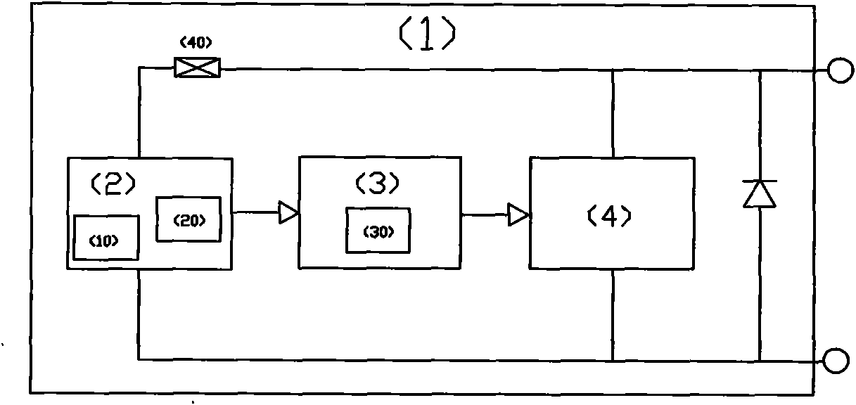 Self-excitation driving follow current control device