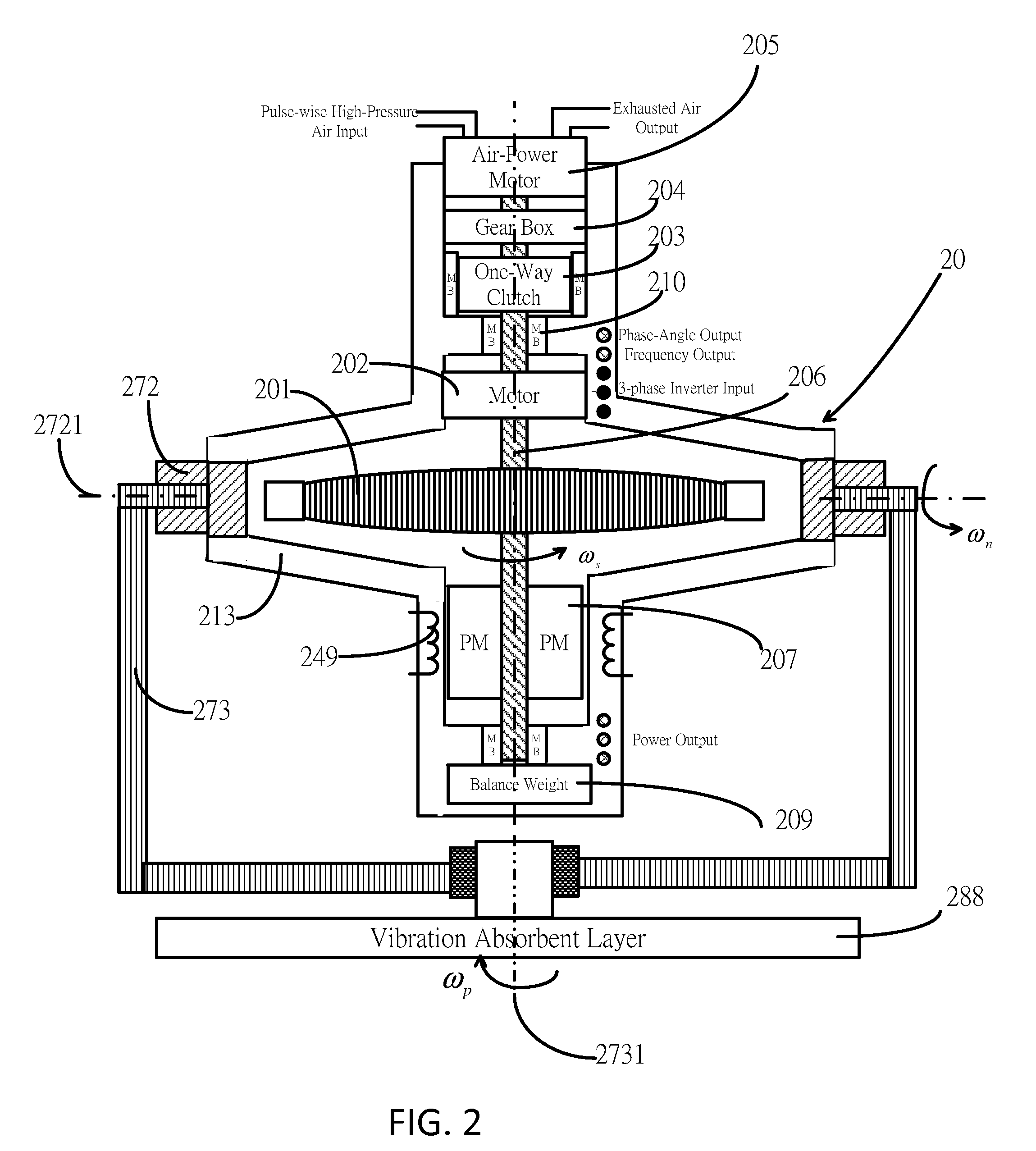 Mechanical flow battery