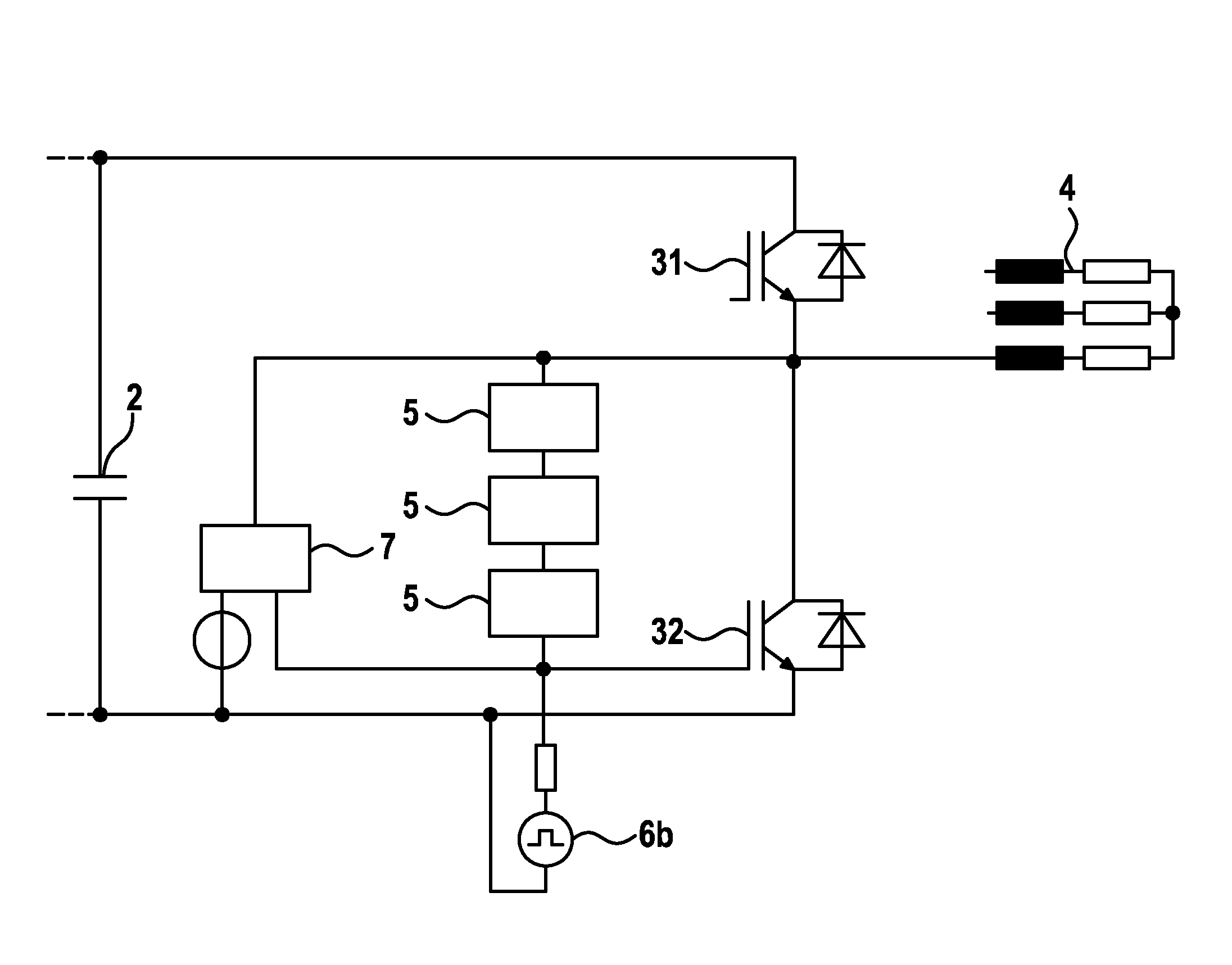 Overvoltage protection circuit for a power semiconductor and method for protecting a power semiconductor from over-voltages