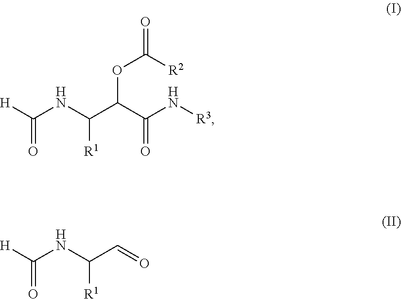 PROCESS FOR THE PREPARATION OF alpha-ACYLOXY beta-FORMAMIDO AMIDES