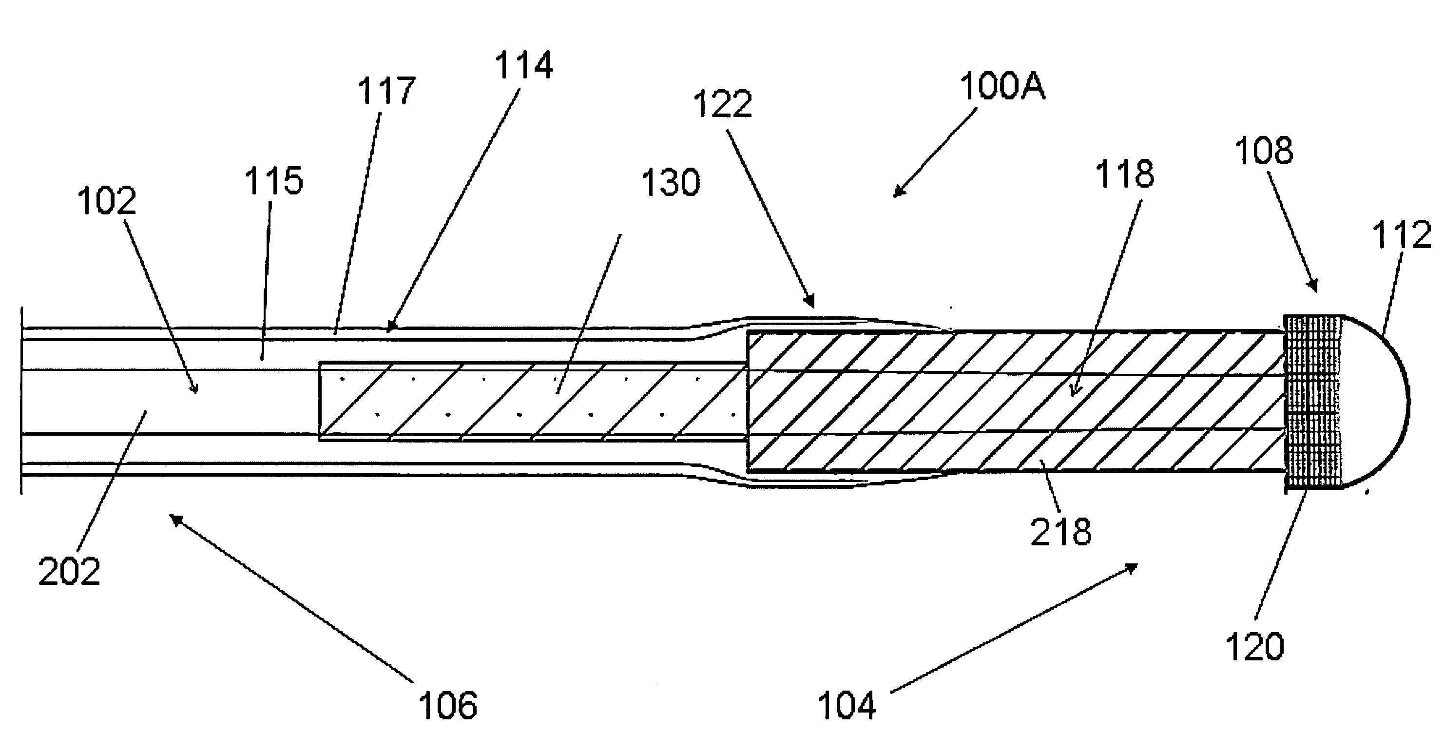 Electrosurgical device for creating a channel through a region of tissue and methods of use thereof