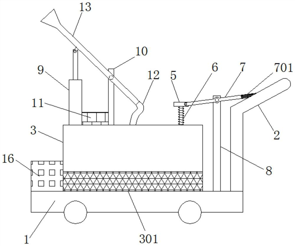 An auxiliary device for collecting fiber optic waste based on the principle of electrostatic induction